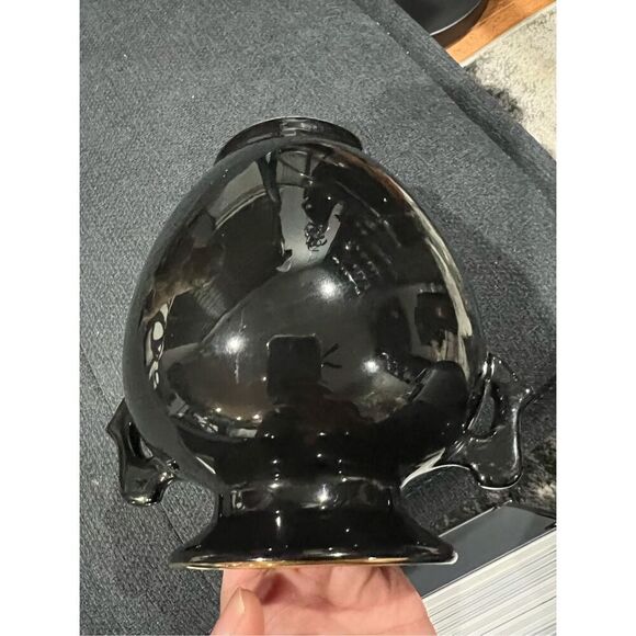 Vintage Japanese Floral porcelain Peacock vase - Picture 5 of 5